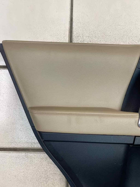 14 15 16 17 18 19 20 TOYOTA 4RUNNER MOLDURA DEL PANEL DE LA PUERTA TRASERA IZQUIERDA CUERO BEIGE OEM 6764035C41C0 