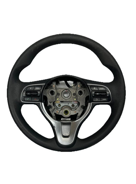 2016 TO 2019 KIA OPTIMA STEERING WHEEL BLACK LEATHER NO BYBRID NO HEAT OEM 56120D4100WK