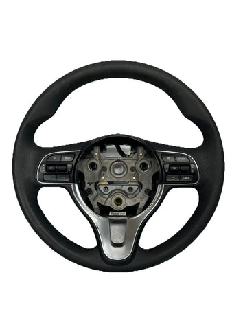 2016 TO 2019 KIA OPTIMA STEERING WHEEL BLACK LEATHER NO BYBRID NO HEAT OEM 56120D4100WK