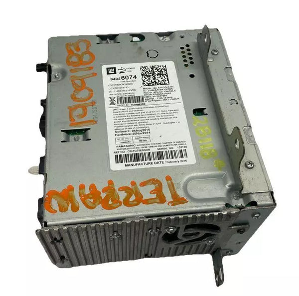 Radio GMC Terrain 2016, receptor de radio AM/FM, MP3, USB, conjunto OEM 84026074
