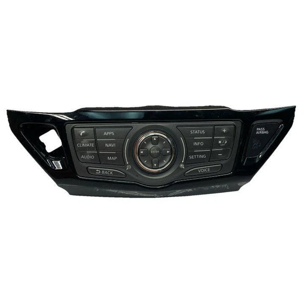 2017 NISSAN PATHFINDER CLIMATE CONTROL HVAC AC & AUDIO PANEL OEM 9PJ1A210261