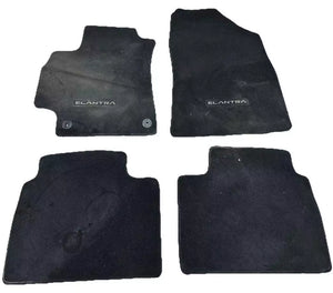 17 18 19 20 HYUNDAI ELANTRA FLOOR MATS COMPLETE SET OF MATS ASSY BLACK COLOR OEM