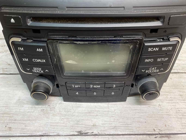 11 HYUNDAI SONATA US MARKET NO HYBRID RADIO DISPLAY SCREEN & RECEIVER 961803Q001