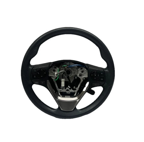 2013 TO 2018 TOYOTA RAV-4 STEERING WHEEL NO LEATHER FULL HYBDRID OEM 4510012F70C0