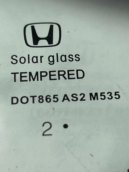 2022 2025 HONDA CIVIC HATCHBACK QUARTER GLASS WINDOW LEFT SIDE OEM DOT865AS2M535