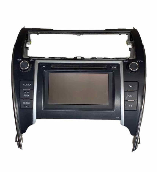14 TOYOTA CAMRY RADIO DISPLAY SCREEN & RECEIVER ASSY OEM 8614006011 ID 57076