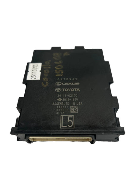 2024 TOYOTA COROLLA NETWORK GATEWAY CONTROL MODULE NORTH AMERICA OEM 8594012230