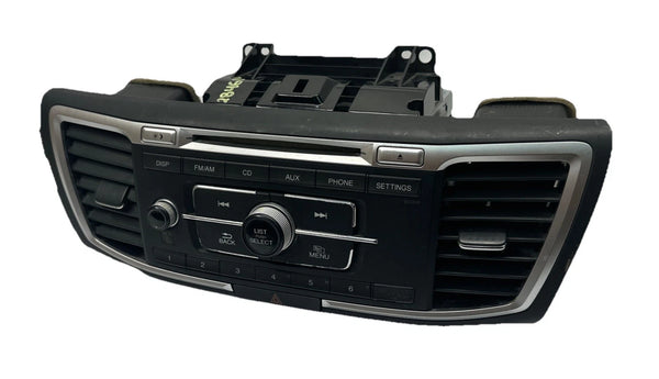 2013 TO 2015 HONDA ACCORD RADIO AM FM RECEIVER CONTROL PANEL SEDAN SPORT 39100T2AA12