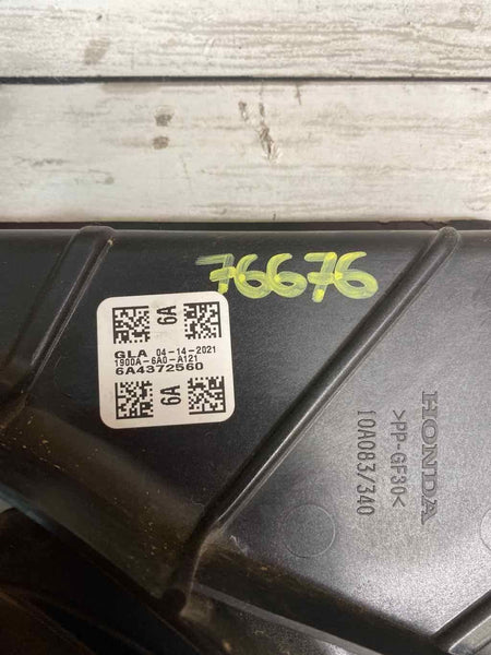 18 22 HONDA ACCORD TURBO RADIATOR COOLING FAN ASSY OEM 1900A6A0A121