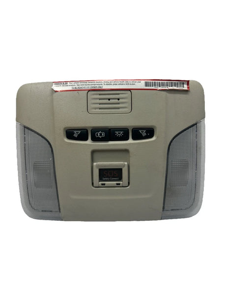 2020 TO 2022 TOYOTA COROLLA OVERHEAD CONSOLE DOOM LIGHT ASSY OEM 8126002841A0