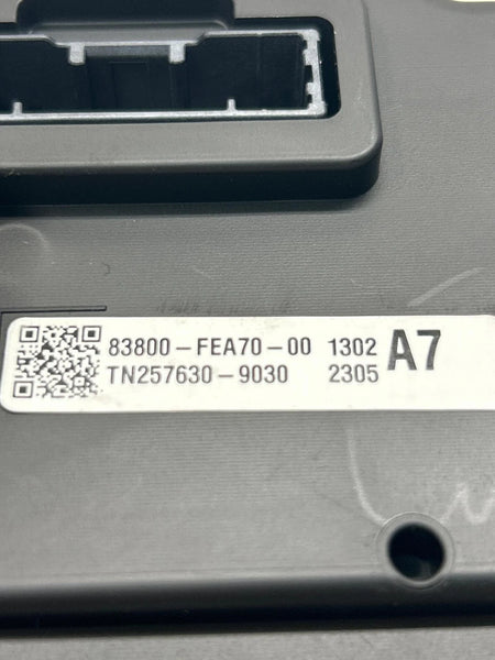 2022 TOYOTA COROLLA INSTRUMENT CLUSTER SPEEDOMETER SEDAN ASSY OEM 83800FEA70