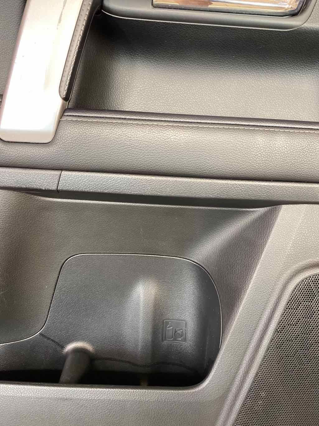 20 TOYOTA 4RUNNER LIMITED FRONT LEFT DOOR TRIM PANEL BLACK LEATHER