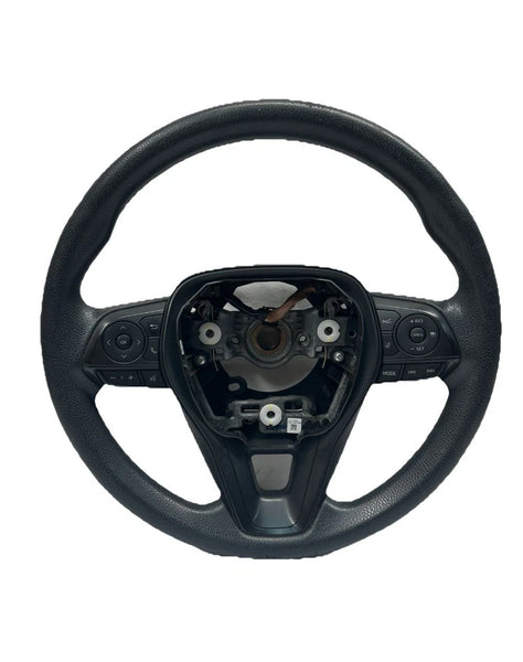 2020 2021 2022 2023 2024 TOYOTA COROLLA STEERING WHEEL LEATHER BLACK ASSY