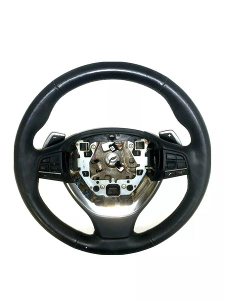14 15 16 17 18 19 BMW 650I CONJUNTO DE VOLANTE DE CUERO NEGRO OEM 32307851231