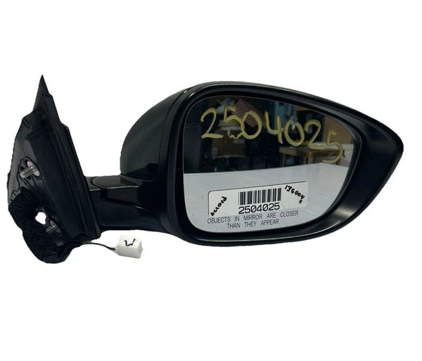 2018 TO 2022 HONDA ACCORD DOOR MIRROR RIGHT SIDE OEM BLACK HAS A BROKEN TIP 76208TVAA02