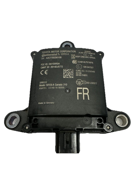 2020 TO 2022 TOYOTA CHR BLIND SPOT ALERT SENSOR REAR RADAR ASSY OEM 88162F4031
