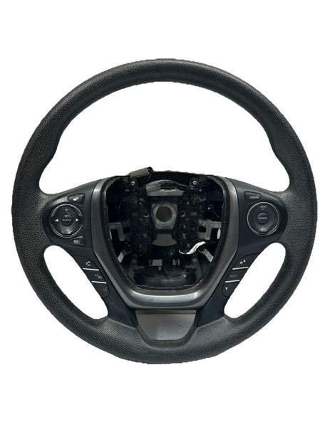 2016 TO 2018 HONDA PILOT STEERING WHEEL BLACK LEATHER JAPAN BUILT OEM 78501TG7A14ZA