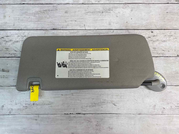 16 22 TOYOTA TACOMA RH LADO DERECHO CONJUNTO DE PARASOL OEM GRIS 7431004160B0