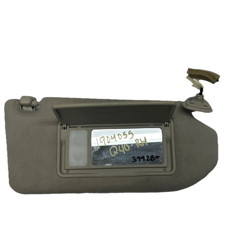 2015 INFINITI Q40 SUN VISOR RIGHT SIDE ILLUMINATED ASSEMBLY OEM 96400JK600