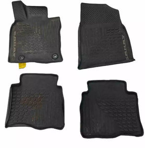 Toyota Camry floor mats 2018 plastic complete set assy black OEM