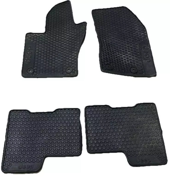 2016 JEEP RENEGADE FLOOR MATS PLASTIC WEATHER MATS COMPLETE SET ASSY OEM 735634930