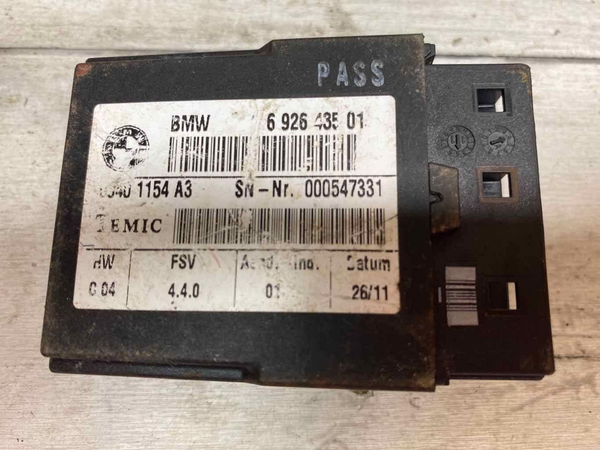 2012 BMW MINI COOPER FRONT LEFT SEAT CONTROL MODULE OEM 692643501