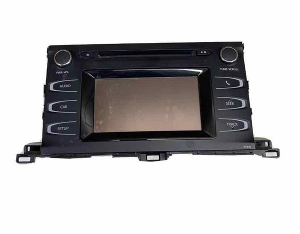 18 19 TOYOTA HIGHLANDER RADIO DISPLAY SCREEN & RECEIVER OEM 861400E231 ID P11816