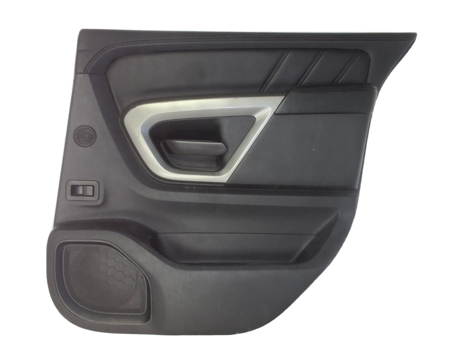 Moldura de panel de puerta trasera derecha negra para Nissan Armada 2015, OEM 829009GG2B