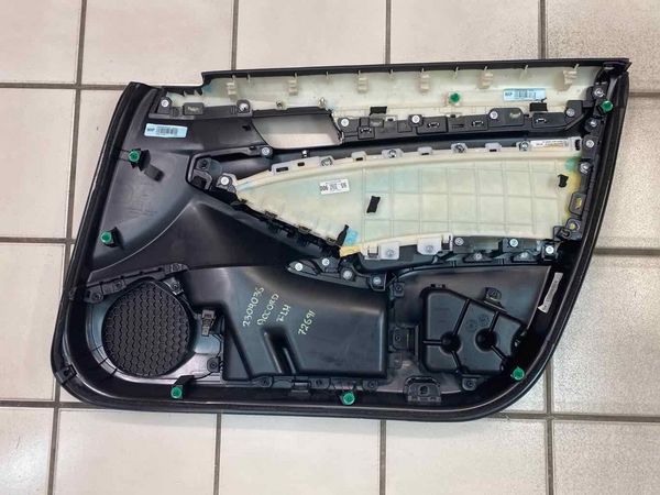 2019-2021 HONDA ACCORD LH PANEL DE MOLDURA DE PUERTA DELANTERA IZQUIERDA NEGRO/ROJO OEM 83553TVAA61ZA