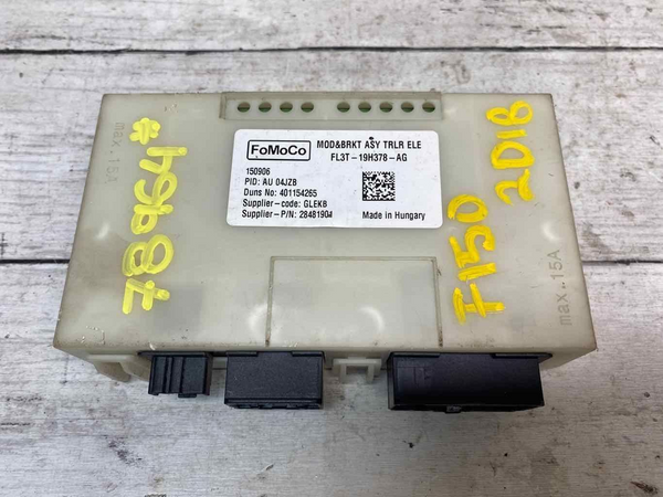 2016 2020 FORD PICKUP F150 TOW CONTROL MODULE UNIT ASSY OEM FL3T19H378AG