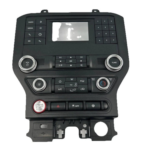 2019 2023 FORD MUSTANG RADIO AM FM CONTROL PANEL ASSY OEM LR3T18E243AB
