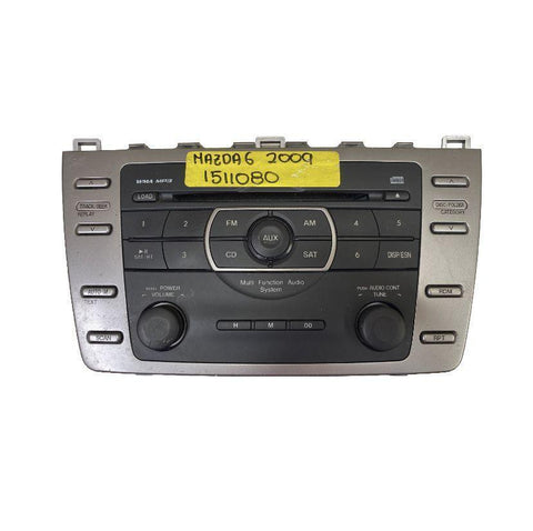 Radio Mazda 6 AM FM 2009 con sintonizador y receptor, sin navegador, OEM GS3L669R0D