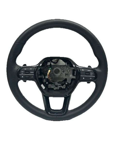2022 TO 2025 HONDA CIVIC STEERING WHEEL SPORT MODEL BLACK ASSY 78501t20a21za