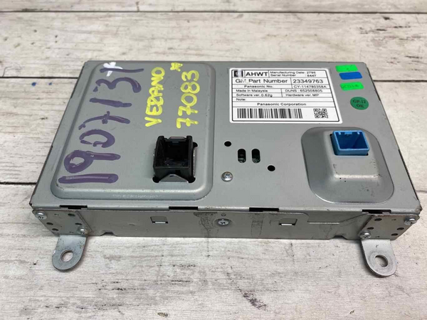 Buick Verano rádio am fm 2012 a 2016 conjunto de tela de exibição de rádio OEM 23349763