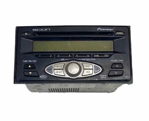 2007 SCION TC RADIO PANTALLA Y RECEPTOR CONJUNTO OEM 0860021800 T1807 EN LA CARA RDO