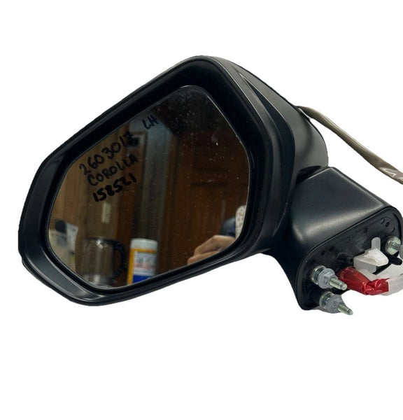 2020 2025 TOYOTA COROLLA DOOR MIRROR LEFT SIDE SEDAN POWER ASSEMBLY 2018 BLACK