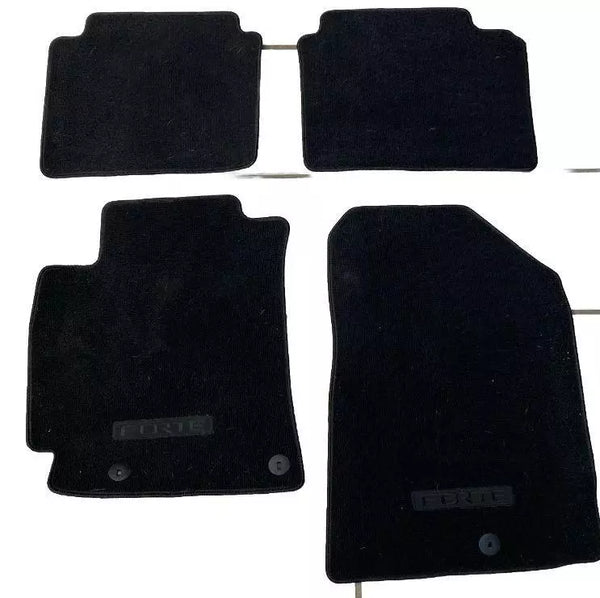 19 20 21 22 23 24 KIA FORTE FLOOR MATS FLOOR MATS COMPLETE SET OF 4 BLACK OEM