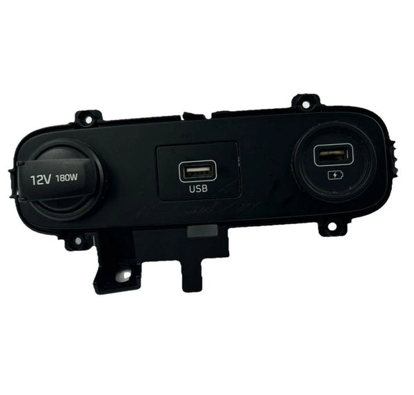 2020 HYUNDAI SONATA CENTER CONSOLE POWER OUTLET PORT CHARGER COMPLETE 96125L1000
