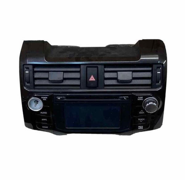 16 18 TOYOTA 4RUNNER RÁDIO DISPLAY &amp; RECEIVER OEM 510140 8610035360 BOTÃO FALTANDO
