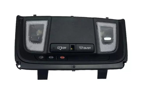 Chevy Equinox roof overhead 18 to 22 doom light w/o sun roof black OEM 84868432