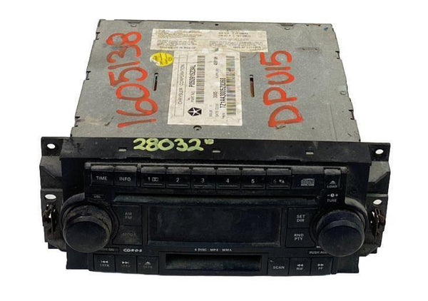 Dodge Ram rádio am fm 2004 a 2010 conjunto receptor de rádio OEM 05091523AL