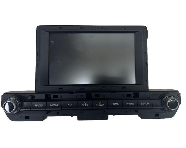 19 20 HYUNDAI ELANTRA SED RECEPTOR DE RÁDIO DOS EUA E TELA DE EXIBIÇÃO OEM 96160F2UC0SSH