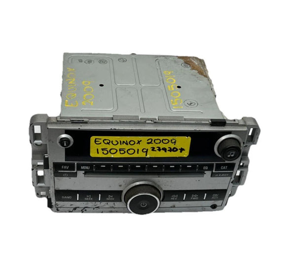 2009 CHEVROLET EQUINOX RADIO AM FM RADIO AM FM RECEIVER UNIT ASSY OEM 25994581