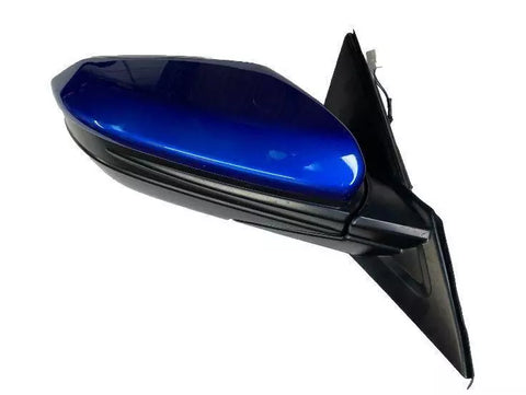 18 19 20 21 HONDA CIVIC ESPELHO DA PORTA LADO DIREITO AZUL CÓDIGO B593M SEDAN OEM 76208TBAA03ZA