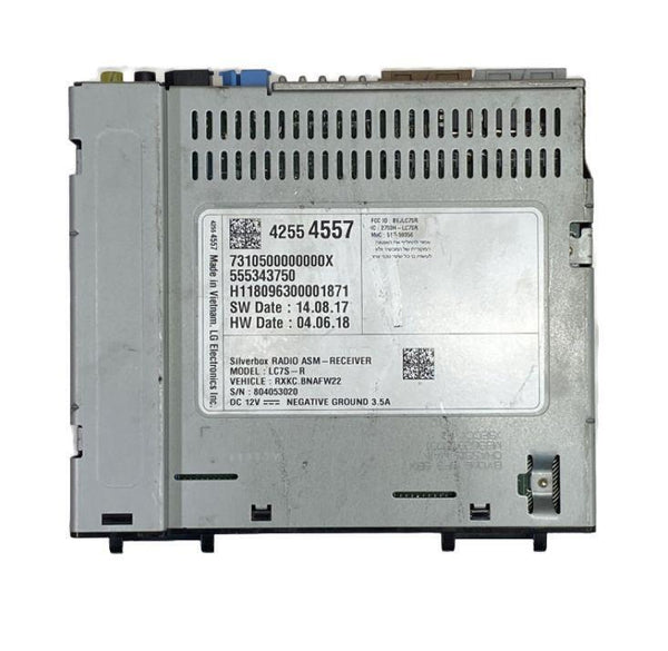 Receptor de radio AM/FM para camioneta Chevy Silverado 2018, ensamblaje OEM 42554557