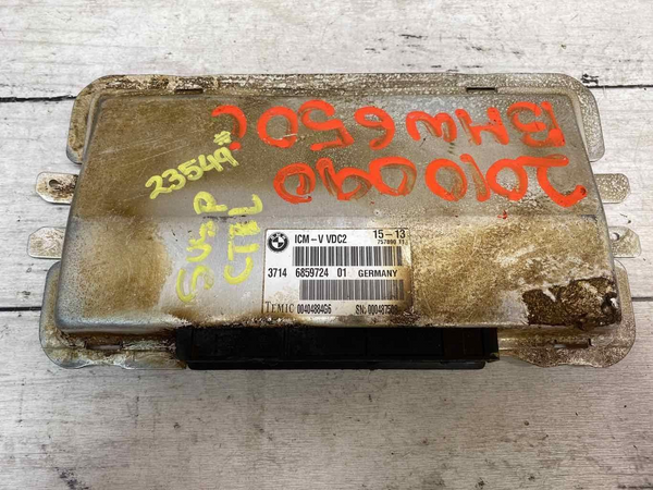 2014 BMW 650I SUSPENSION CONTROL MODULE UNIT OEM 6829724