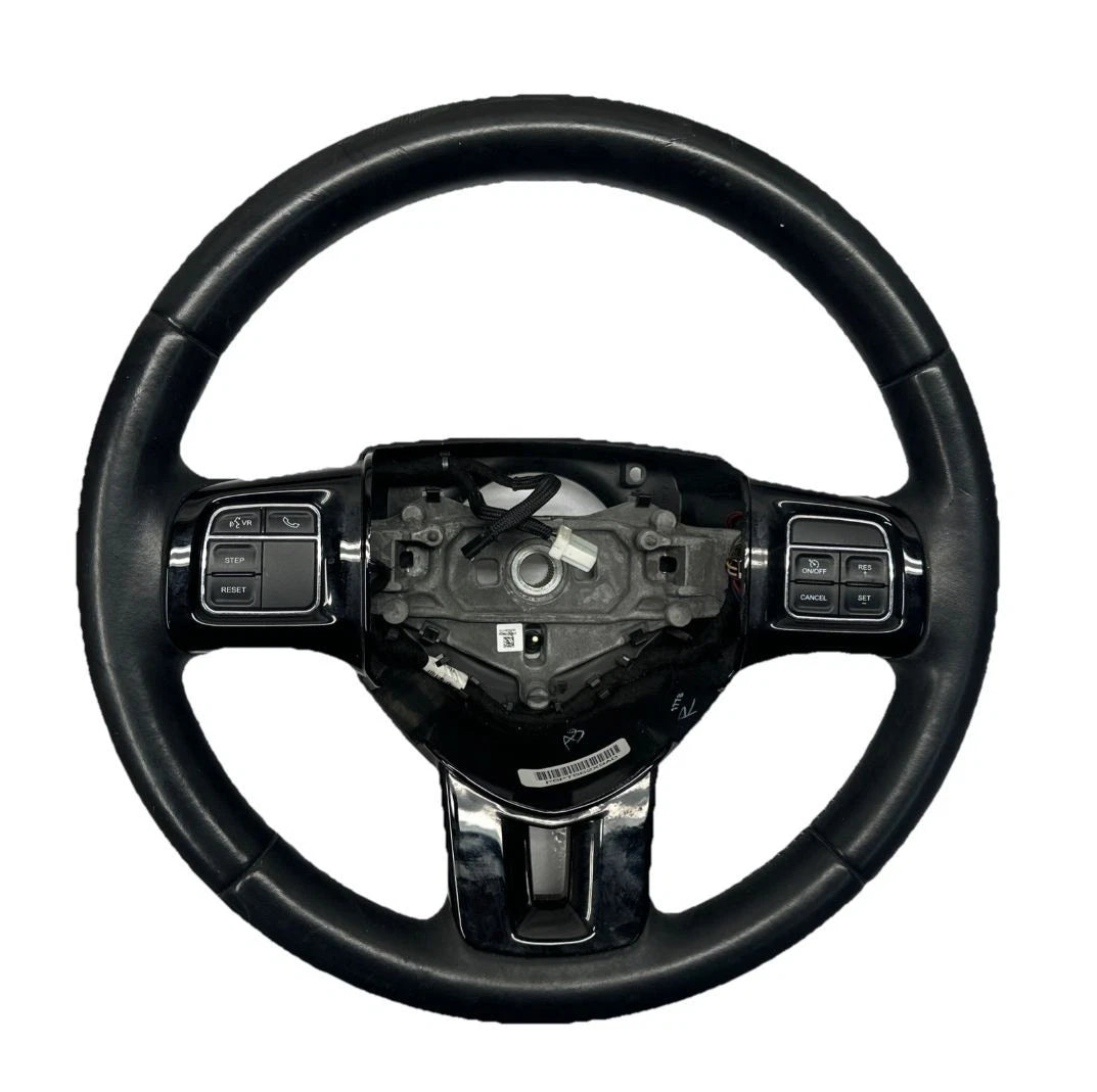 2017 2018 NISSAN ROGUE SPORT STEERING WHEEL BLACK ASSEMBLY OEM 484306MA4A