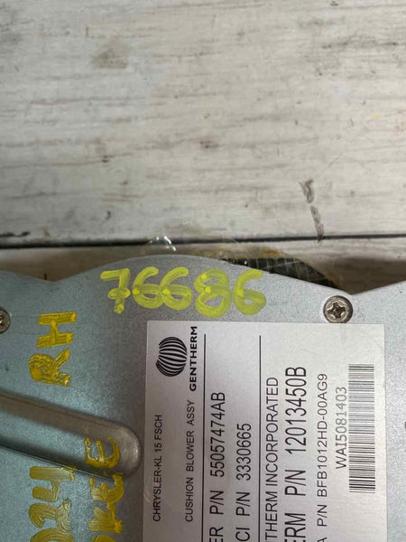 2019 JEEP CHEROKEE RIGHT SIDE SEAT BLOWER CLIMATE MOTOR OEM 55057474AB