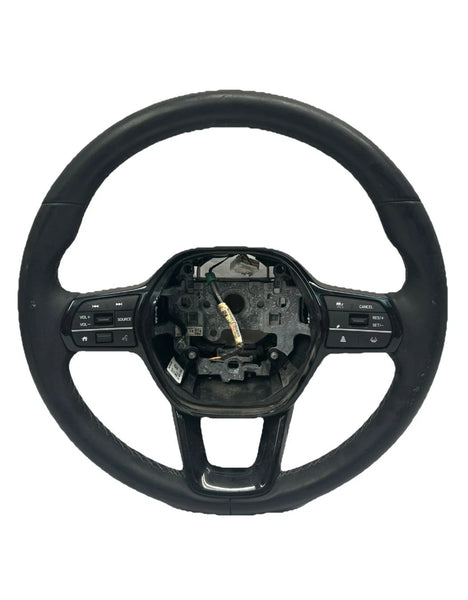 2022 TO 2025 HONDA CIVIC STEERING WHEEL EX SPORT & TOURING LEATHER BLACK ASSY 78501t20a21za