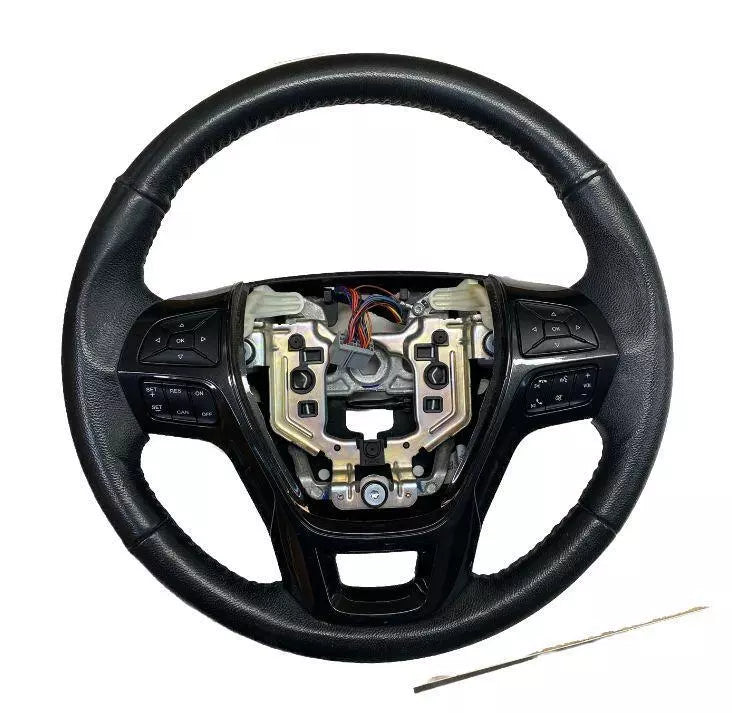VOLANTE DE CUERO NEGRO XLT PARA FORD EXPLORER 2018-2019, CONJUNTO OEM JB5Z3600ZA